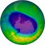 Antarctic Ozone 2009-10-02